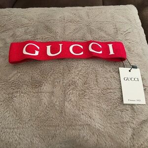 Gucci Red Elastic Hair Accessory